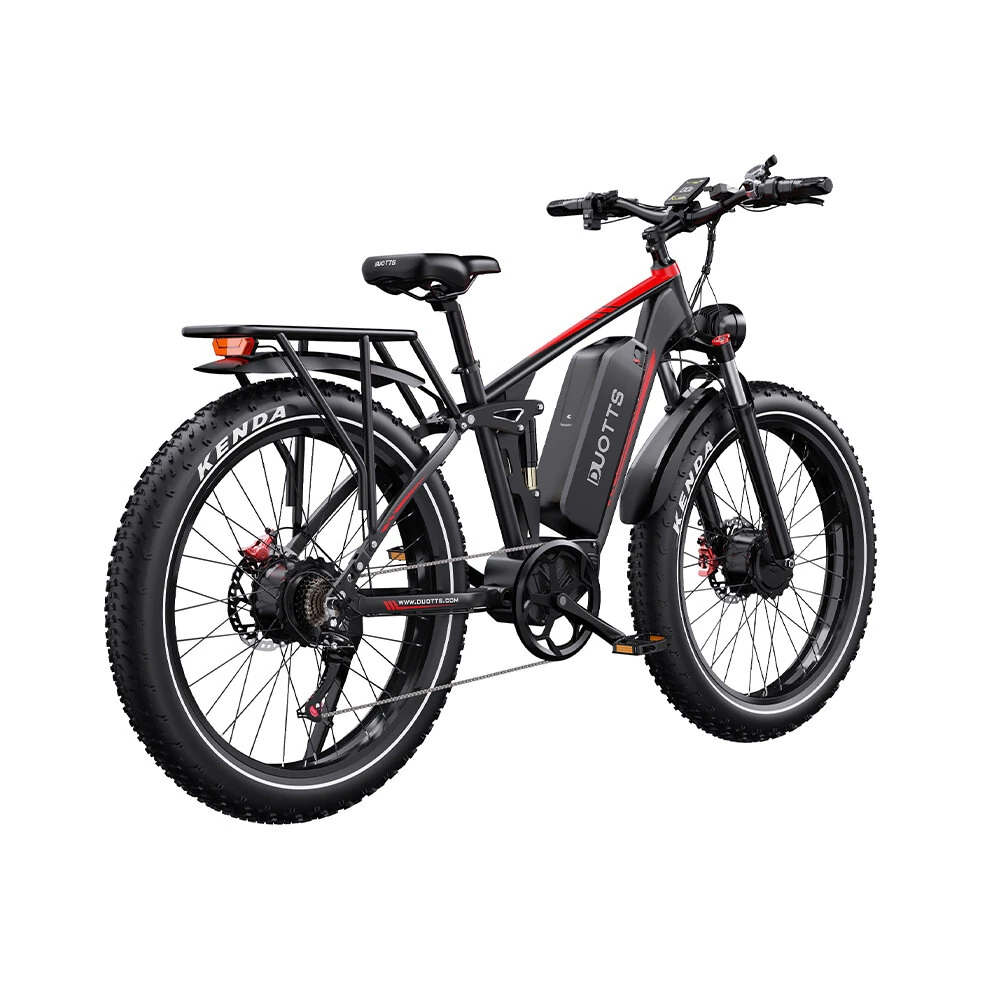 [EU DIRECT] DUOTTS S26 Electric Bike 2024 Version 48V 20AH SamsungBattery 1500W(750W*2) Dual Motors 26*4.0inch Fat Tires 120-150KM Max Mileage 200KG Max Load Electric Bicycle