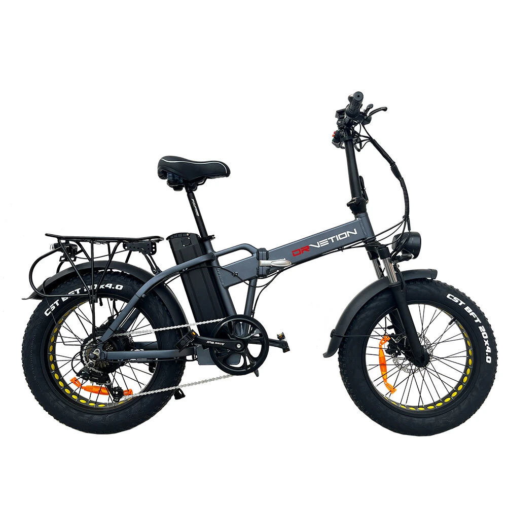 [EU DIRECT] DRVETION AT20 Electric Bike 48V 15Ah SamsungBattery 750W Motor 20*4.0inch Tires 65-85KM Max Mileage Range 150KG Max Load Folding Electric Bicycle