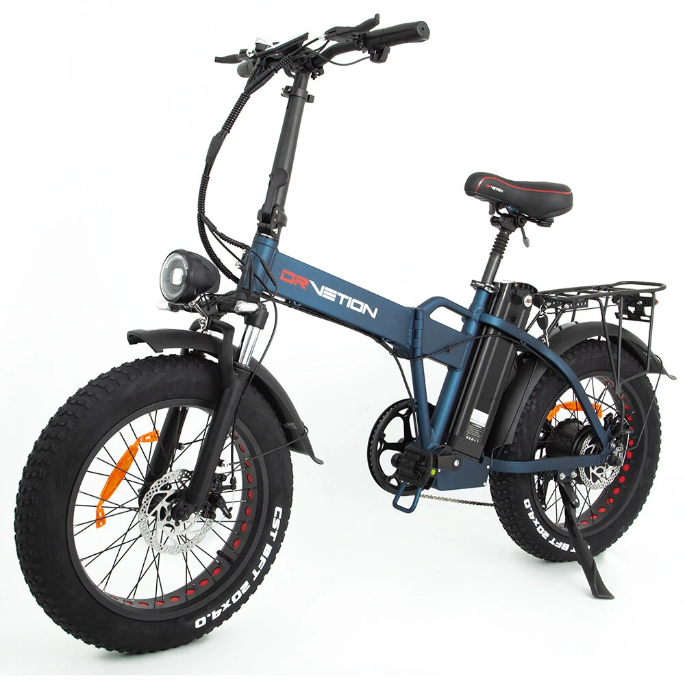 [EU DIRECT] DRVETION AT20 Electric Bike 48V 15Ah SamsungBattery 750W Motor 20*4.0inch Tires 65-85KM Max Mileage Range 150KG Max Load Folding Electric Bicycle