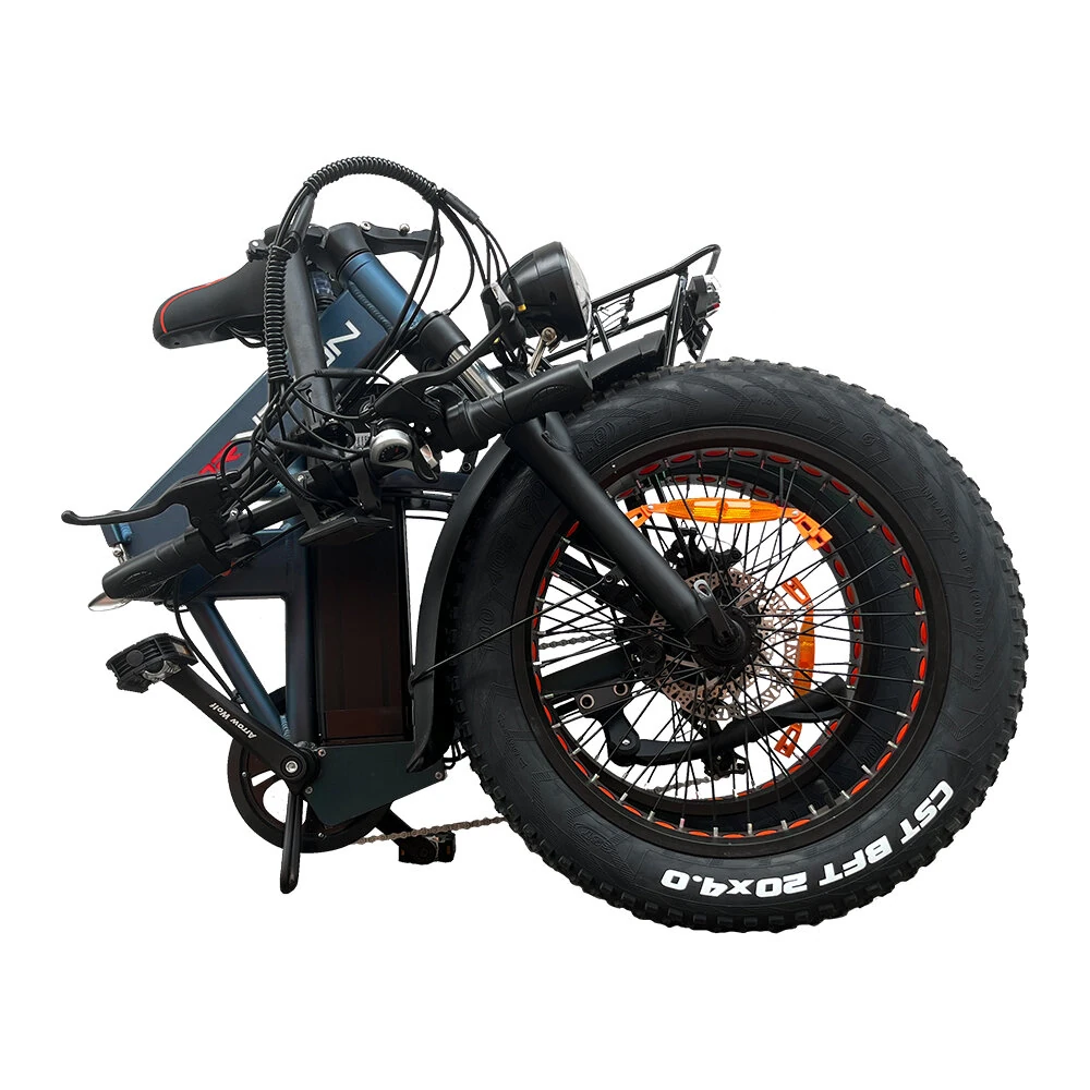 [EU DIRECT] DRVETION AT20 Electric Bike 48V 15Ah SamsungBattery 750W Motor 20*4.0inch Tires 65-85KM Max Mileage Range 150KG Max Load Folding Electric Bicycle