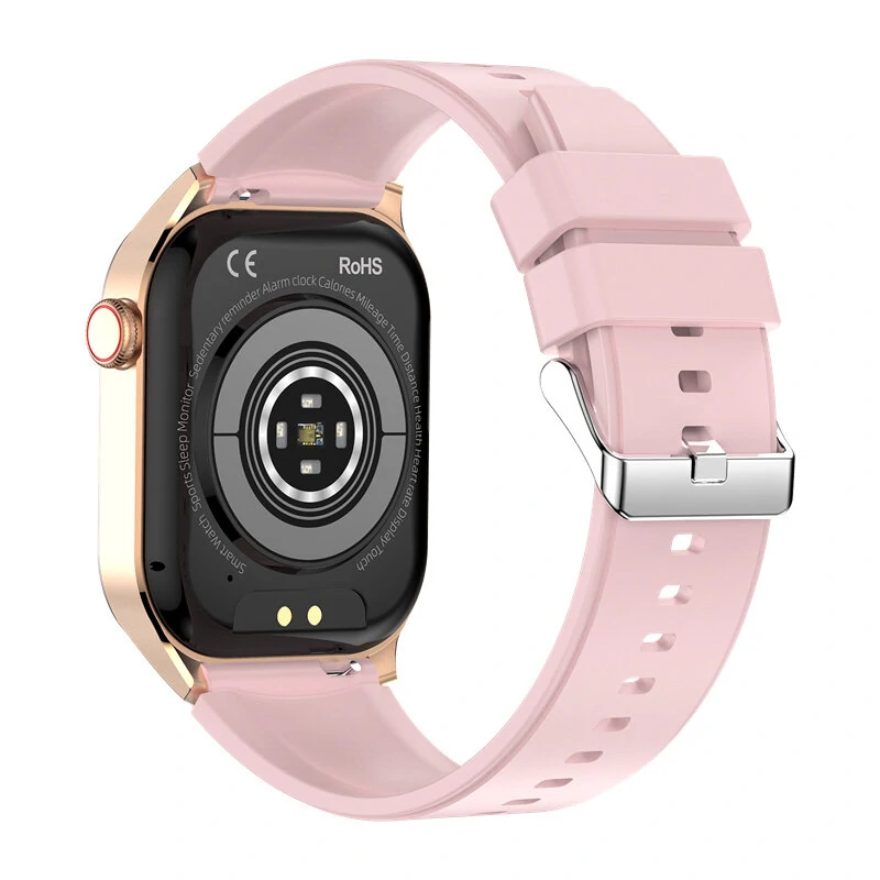 T98 2.04inch AMOLED Screen bluetooth Call Non-invasive Blood Glucose Heart Rate Blood Pressure SpO2 Monitor Uric Acid Lipid Monitoring Meto Function SOS Emergency Call Sleep Monitoring Multi-sport Modes Music Playback IP68 Waterproof Smart Watch