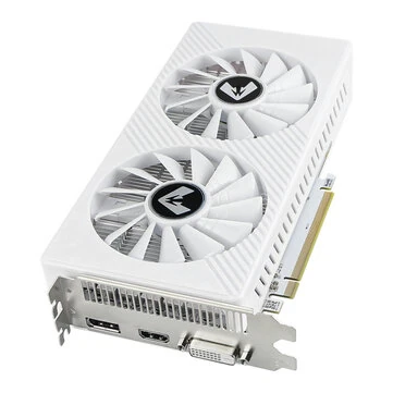 Radeon RX580 8GB GDDR5 2048SP Gaming Graphics Card Dual Fan Cooling PCI Express 3.0 for 3A Game AI Drawing Video Editing