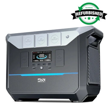 [EU Direct] Refurbished DaranEner NEO2000 Portable Power Station 2000W 2073.6Wh LiFePO4 Battery UPS Power Supply AC Sockets with 1.8 Hours Fast Charging Solar Powered Generator for Outdoors C