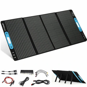 [EU Direct] Astrolux® FSP200 18V 200W Foldable Solar Panel Portable Solar Battery Charger With USB DC Multi-Contact 4 Multi-Output for Power Station Tablet Phones Flashlight Camping Van RV