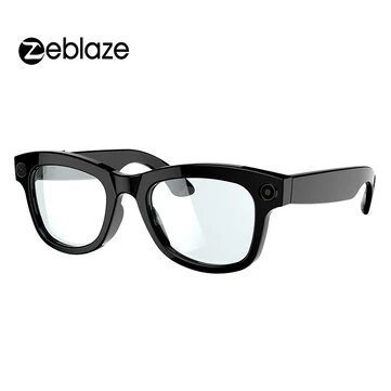 [World Premiere]Zeblaze Eyewear AI Smart Shooting Glasses 5MP 1080P Camera ChatGPT-4o Enpowered Open-Ear Speakers 32GB Storage 14H Battery Life Multi-language Supported IPX4 Hands-Free Audio