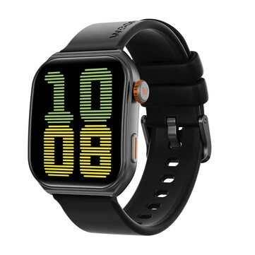 Weofly Edge 2 1.85inch AMOLED Curved Dislay 60Hz Refresh Rate Smooth 3ATM Waterproof Voice Assistant bluetooth Call Heart Rate Blood Oxygen Monitor Sleep Monitoring Breathing Exercise Stress