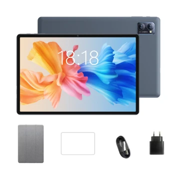 N-ONE Y1 Rockchip RK3562 Quad Core 4GB+4GB RAM 64GB ROM 10.1 Inch Android 14 Tablet With Case Cover And Glass Screen Protector
