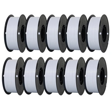 KINGROON PETG 3D Printer Filament 1.75mm 10kg High Strength Easy to Print Eco-Friendly No Bubbles Smooth Printing High Precision