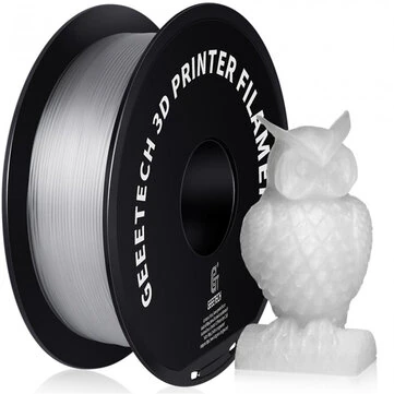 Geeetech PETG 3D Printer Filament 1.75mm 1kg High Accuracy Clog-Free Bubble-Free Vacuum Sealed Compatible with FDM Printers