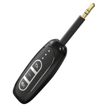 BlitzWolf® BW-LE515 3 in 1 bluetooth Audio Adapter Transmitter Receiver Broadcast Wireless 3.5mm Aux Audio Adapter Support LDAC LHDC Hi-Res For TV PC Speaker Home Sound System