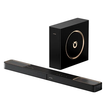 ULTIMEA Skywave F30 3.1.2CH Dolby Atmos Soundbar 300W bluetooth Soundbar 6 High-Performance Drivers BassMX Technology Support HD eARC with 5.25-Inch Wired Subwoofer Smart Home Cinema Theater