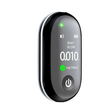 Breathalyzer, Professional-Grade Accuracy Alcohol Tester with USB Rechargeable, Portable Breathalyzer with TFT Digital Display