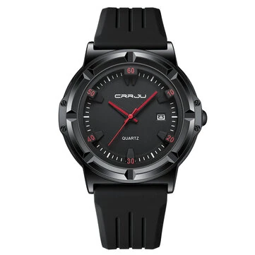 CRRJU Men's Sports Quartz Watches Waterproof Date Business Casual Wristwatch
