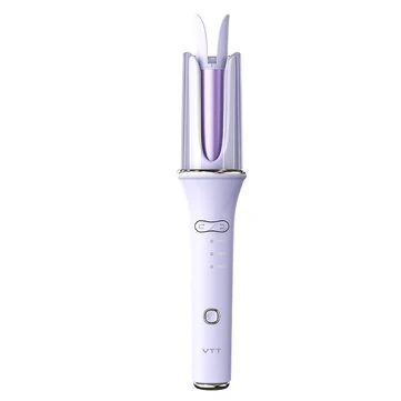 28mm Professional Automatic Ceramic Curling Iron 3 Temperature Settings 5-Second Preheat Anti-Scald Design Automatic Rotating Curling Iron EU Plug