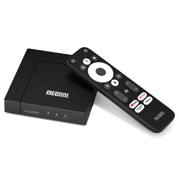 Mecool KM9 PRO MAX 2+32G Android 12 GTV Smart TV Box Quad-core ARM Cortex A55 Support 2.4G/5G WiFi & BT5.0 Media Player 3D 4K HDR10+ Dolby Audio Set Top Box with Remote Control