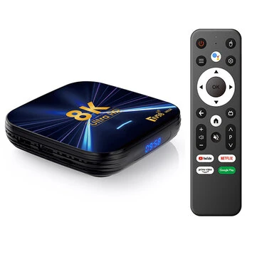 TV98 H618 Android14.0 TV Box 8K Ultra HD HDR10+ 4GB RAM 64GB Storage Allwinner H618 Quad-Core Dual-Band Wi-Fi BT5.0 8K Streaming Device Smart Media Player Set Top Box