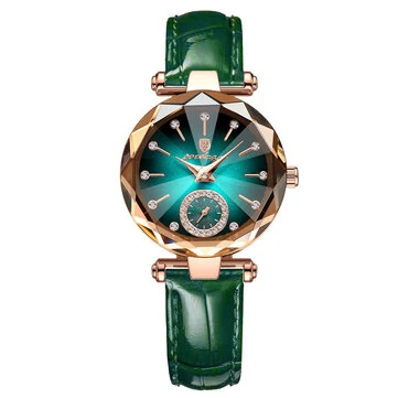 POEDAGAR Women Watches Fashion Rhinestones Dial Leather Quartz Watch Top Brand Luxury Waterproof Ladies Wristwatch