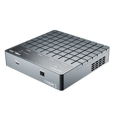 MAIWO K2024 4 Bay M.2 NVMe SSD Enclosure with USB4 Port 40Gbps High Speed SSD Case with Colling Fan Support 1-to-3 Offline Clone for 2230/2242/2260/2280 Hard Drive