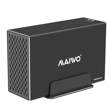 MAIWO K35272C 3.5'' HDD SATA RAID Storage Enclosure 10Gbps Dual Bay Hard Drive Docking Station to USB3.1 Type-C Gen2 with 4 Raid