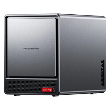 AOOSTAR WTR Pro NAS Mini PC Intel Alder Lake N100 Quad-Core 16GB DDR4 RAM 512GB SSD 4 Bays 90T Storage Dual 2.5G Ethernet Ports Windows 11 4K Triple Screen Display Mini Computer