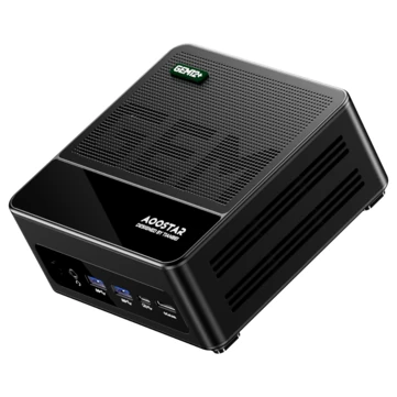 AOOSTAR GEM12+ AMD Ryzen 7 PRO 8845HS 8 Core 16-thread Mini PC 32GB DDR5 RAM 1TB SSD 4K Quad Screen Output WIFI6 BT5.2 HD USB4 Type-C Dual 2.5G LAN Mini Computer Desktop PC