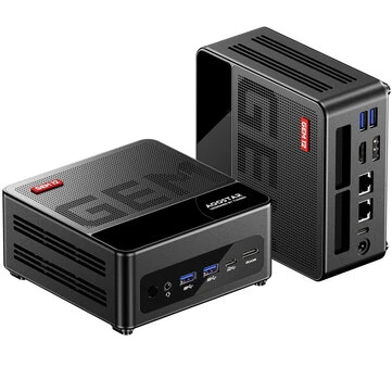 AOOSTAR GEM12 Max Mini PC Barebone (No RAM No SSD) AMD Ryzen 7 8745HS 8 Core 16-thread 4K Quad Screen Output WIFI6 BT5.2 HD USB4 Type-C Dual 2.5G LAN Mini Computer Desktop PC
