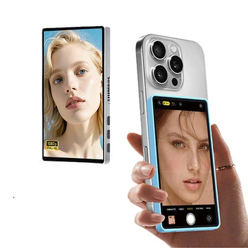 SHIMBOL CP5 Lite 5" Vlog Selfie Phone Monitor Screen 1080P FHD Phone Rear Camera Selfie Monitor for iPhone 16 15 for SAMSUNG for HUAWEI