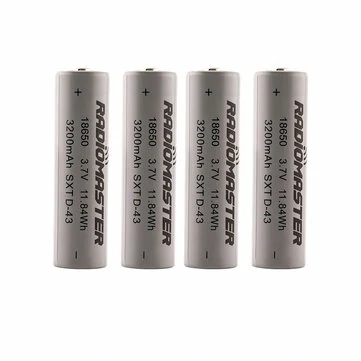 Radiomaster 3.7V 18650 3200mAh Battery for RadioMaster GX12 Pocket TX16S Boxer TX12 MT12 Radio Transmitter