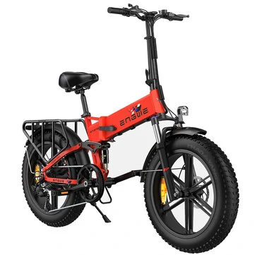 [EU DIRECT] ENGWE ENGINE X Electric Bike 250W 13Ah 48V 20*4in 100-120km Mileage Range Folding Fat Tire Electric Bike Bicycle City Mountain E BIKE EU DIRECT