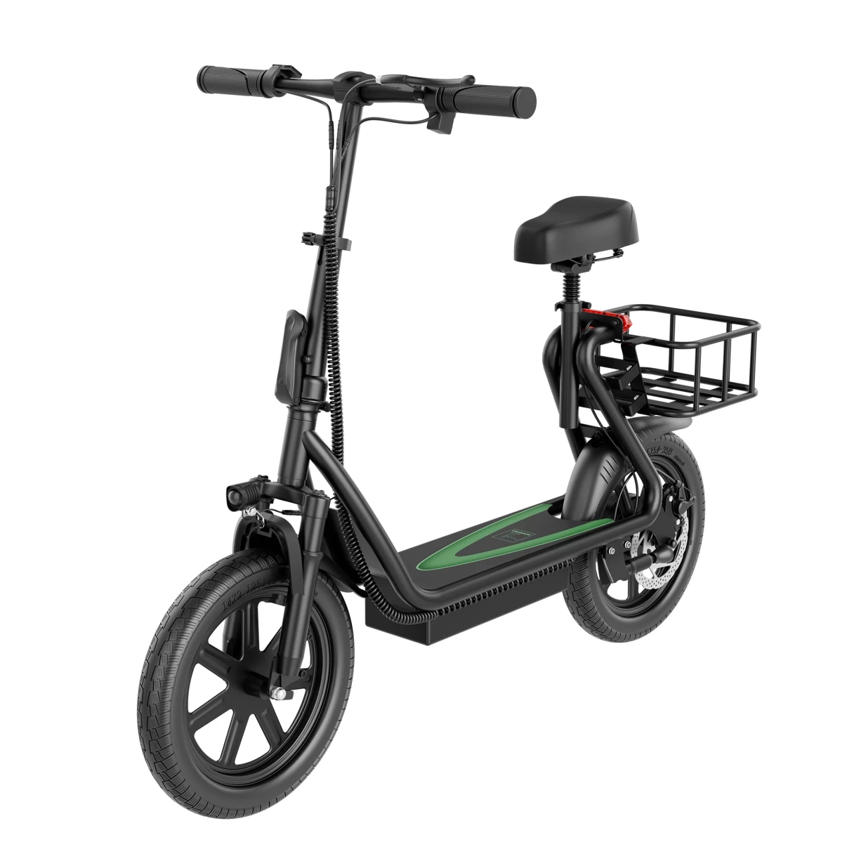 [EU DIRECT] AOVOPRO ESBS Electric Scooter with Seat 500W Motor 48V 10.4AH Battery 14inch Tires 35-45KM Max Mileage 120KG Max Load Folding E-Sscooter