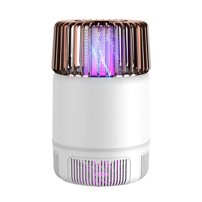 360° Electric Shock Strong Suction Mosquito Killer USB Mosquito Killing Lamp for Home Dormitory Purple Light Mosquito Trap