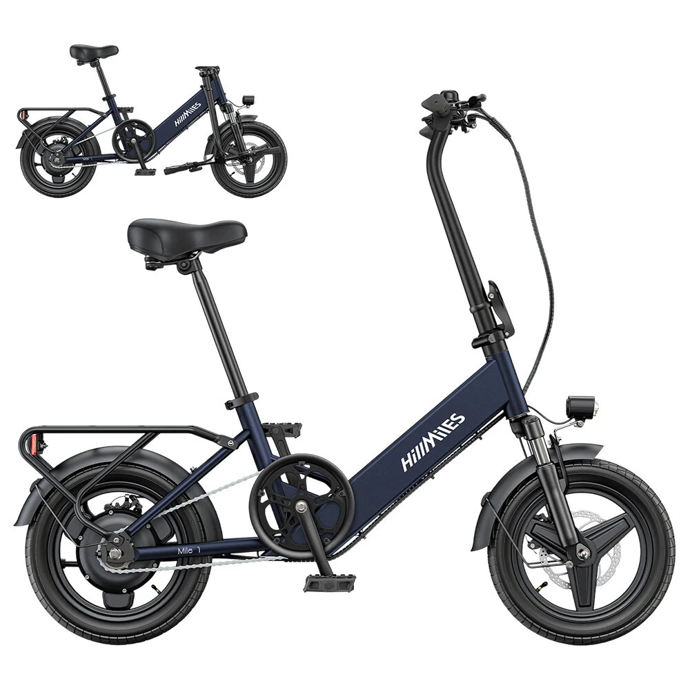 [EU DIRECT] HillMiles Mile 1 36V 10.4AH 250W Motor 14 Inch Tire Electric Bicycle 60KM Mileage Range Max Load 120KG ENGWE T14