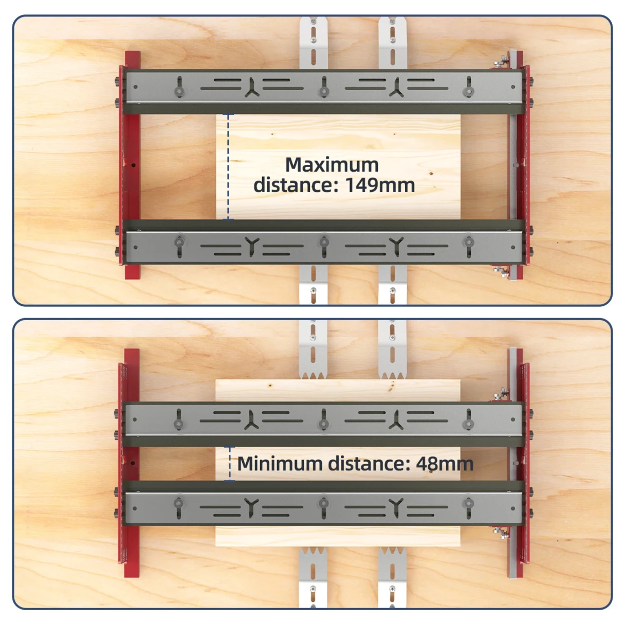ENJOYWOOD Rout-N-Plane Bench Top Board Mill Capacity Router Sled For Flattening & Surfacing Cutting Boards Glued-Up Panels