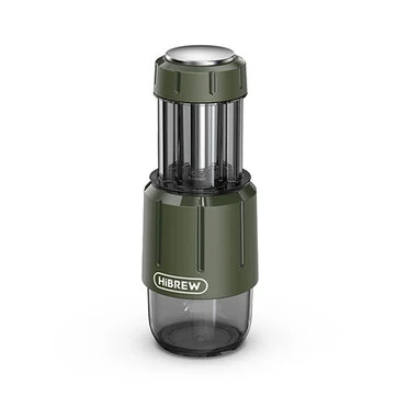 [EU Direct] HiBREW H4D Portable Manual Espresso Maker 2-in-1 NS Capsules & Ground Coffee 8~15 Bar Waterproof Campact Hand Press Brewer