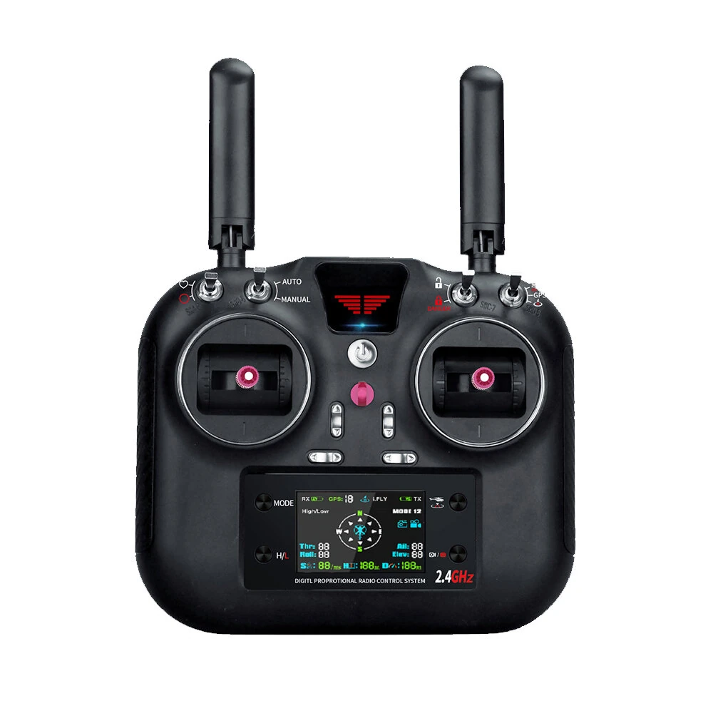 Eachine E188S AirWolf 2.4G 9CH 6G GPS Optical Flow Localization LiDAR TOF Altitude Hold Dual Brushless Motor 1:34 Scale Flybarless RC Helicopter RTF With Aluminum Box