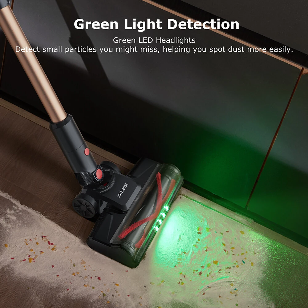 [EU Direct]Proscenic P11 Ultra Handheld Vacuum Cleaner 40kPa Cordless Vacuum Cleaner Smart LED Display High Capacity Battery Free Standing Design Green Light Detection One-Touch Dust Emptying