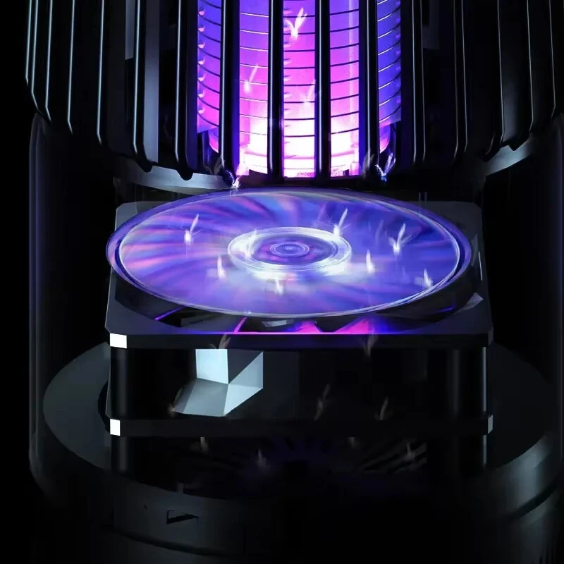 360° Electric Shock Strong Suction Mosquito Killer USB Mosquito Killing Lamp for Home Dormitory Purple Light Mosquito Trap
