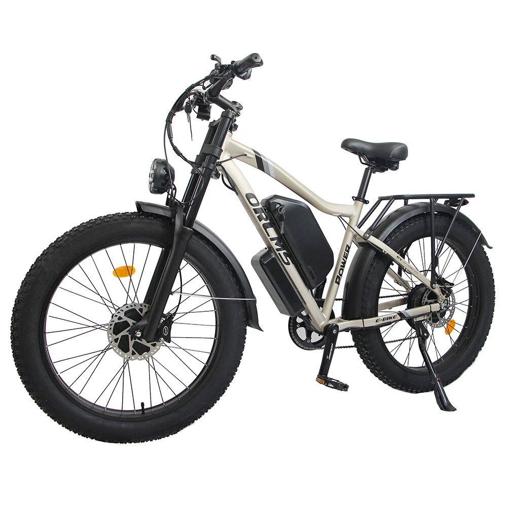 [EU Direct] ORLMS MX500 Electric Bike 52V 25Ah Battery 1000W*2 Dual Motors 26inches Tires 80-130KM Max Mileage 150KG Max Load Electric Bicycle