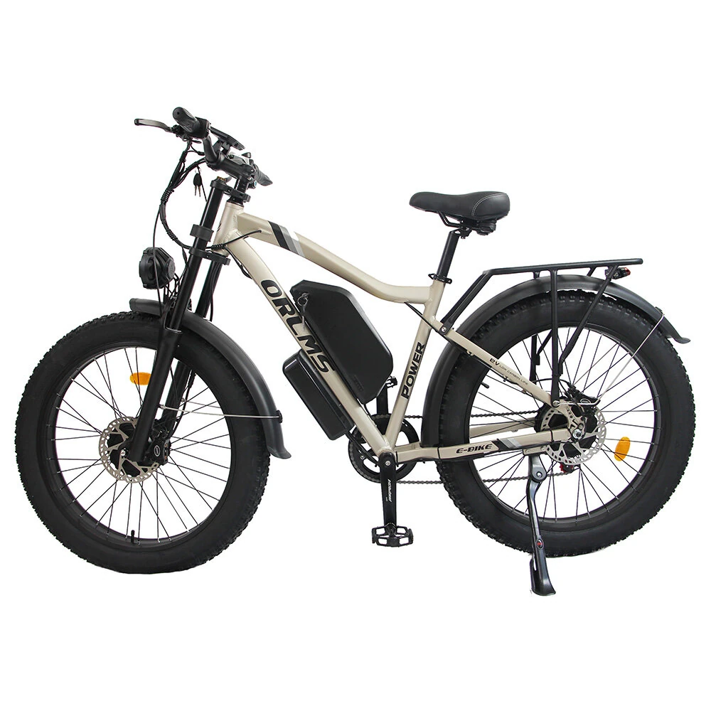 [EU Direct] ORLMS MX500 Electric Bike 52V 25Ah Battery 1000W*2 Dual Motors 26inches Tires 80-130KM Max Mileage 150KG Max Load Electric Bicycle