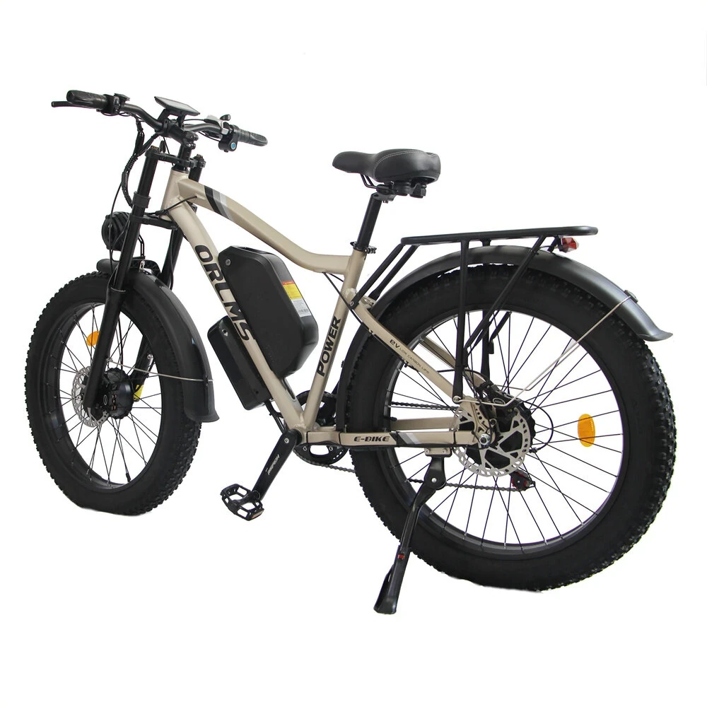 [EU Direct] ORLMS MX500 Electric Bike 52V 25Ah Battery 1000W*2 Dual Motors 26inches Tires 80-130KM Max Mileage 150KG Max Load Electric Bicycle