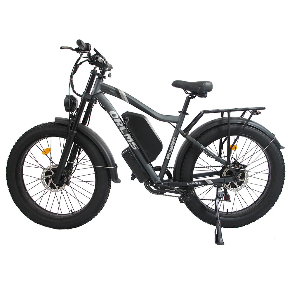 [EU Direct] ORLMS MX500 Electric Bike 52V 25Ah Battery 1000W*2 Dual Motors 26inches Tires 80-130KM Max Mileage 150KG Max Load Electric Bicycle