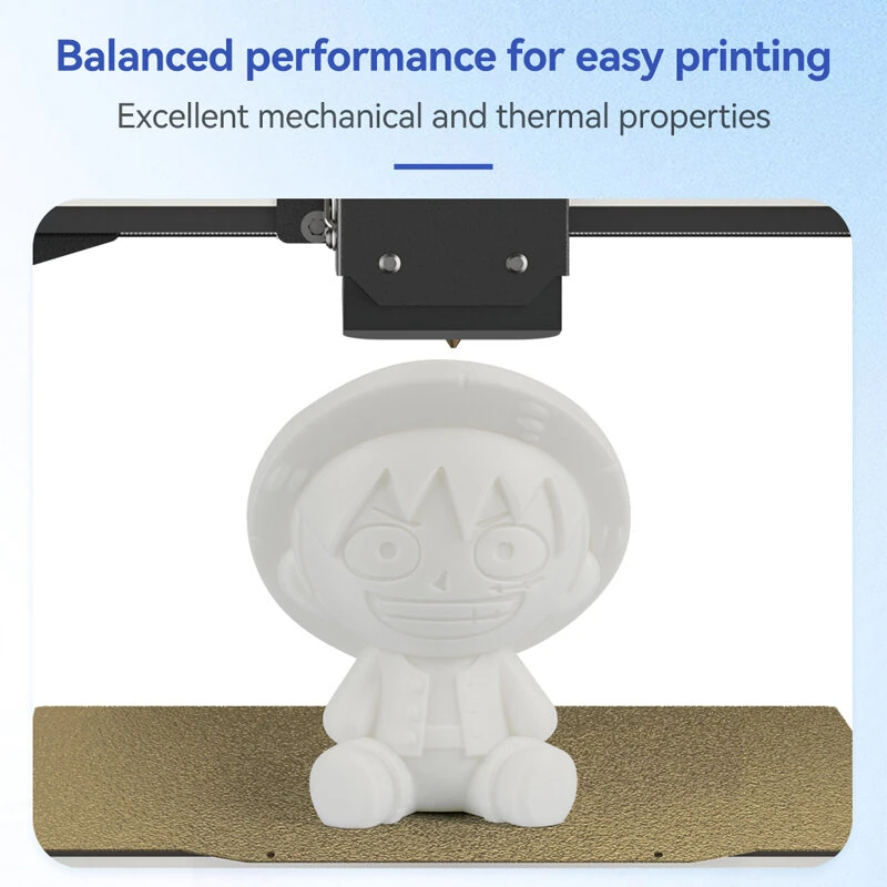 KINGROON PETG 3D Printer Filament 1.75mm 5kg Black High Strength Easy to Print Eco-Friendly No Bubbles Smooth Printing High Precision