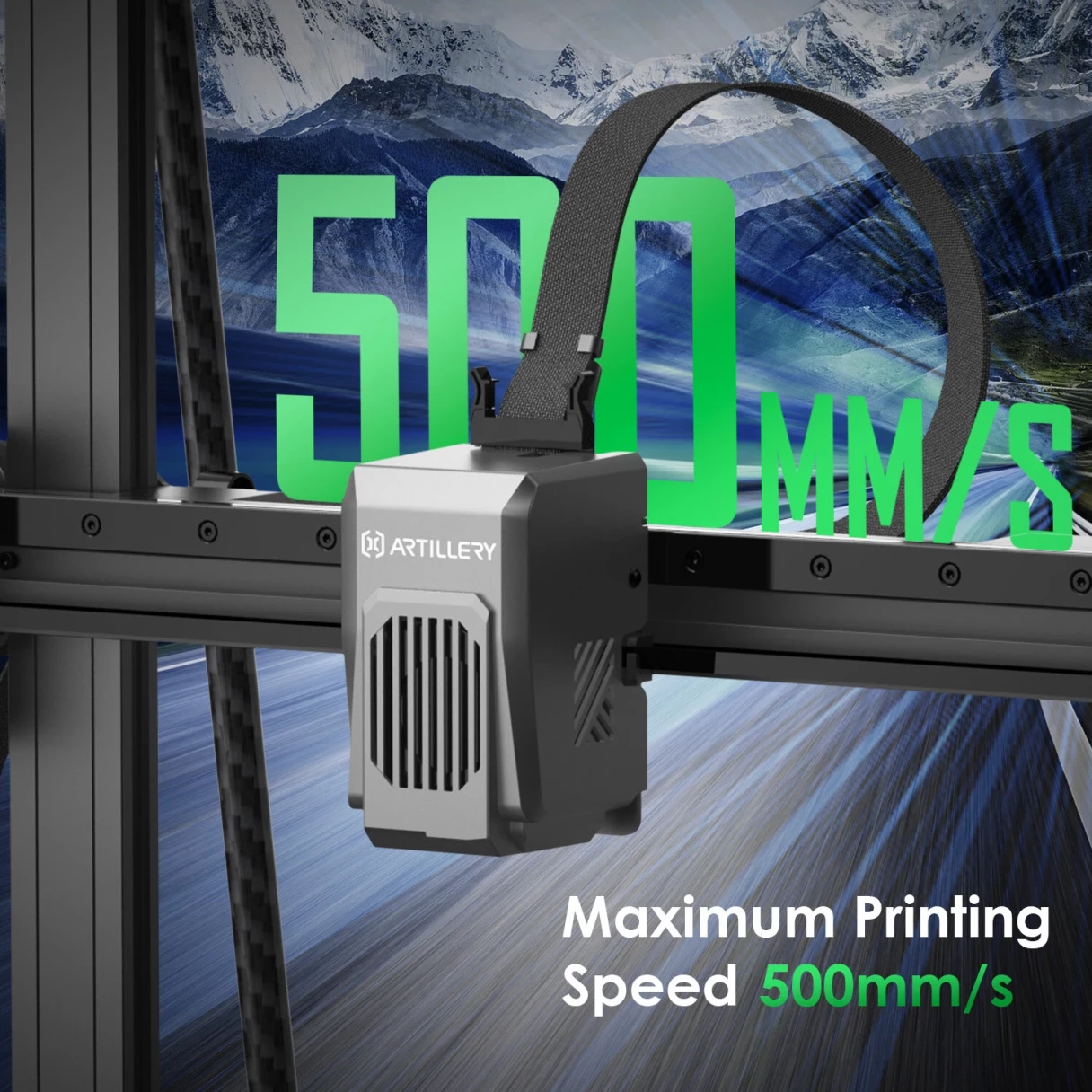 [EU Direct]Artillery SW X4 Plus S1 High Speed 500mm/s 3D Printer Auto Levelling XY-Metal Linear Guide Rail 3D Printer Upgraded S1 Version