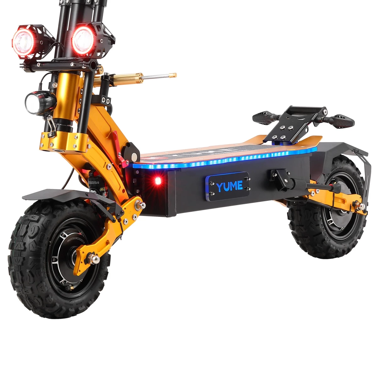 [EU DIRECT] YUME X11+ Electric Scooter 60V 27Ah Battery 3000W*2 Dual Motors 11inch Tires 90KM Max Mileage 150KG Max Load Folding E-Scooter