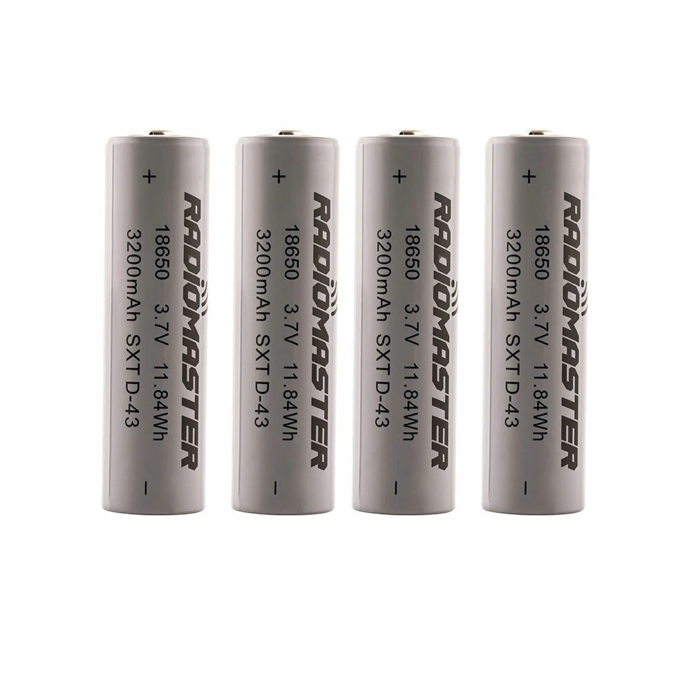 Radiomaster 3.7V 18650 3200mAh Battery for RadioMaster GX12 Pocket TX16S Boxer TX12 MT12 Radio Transmitter