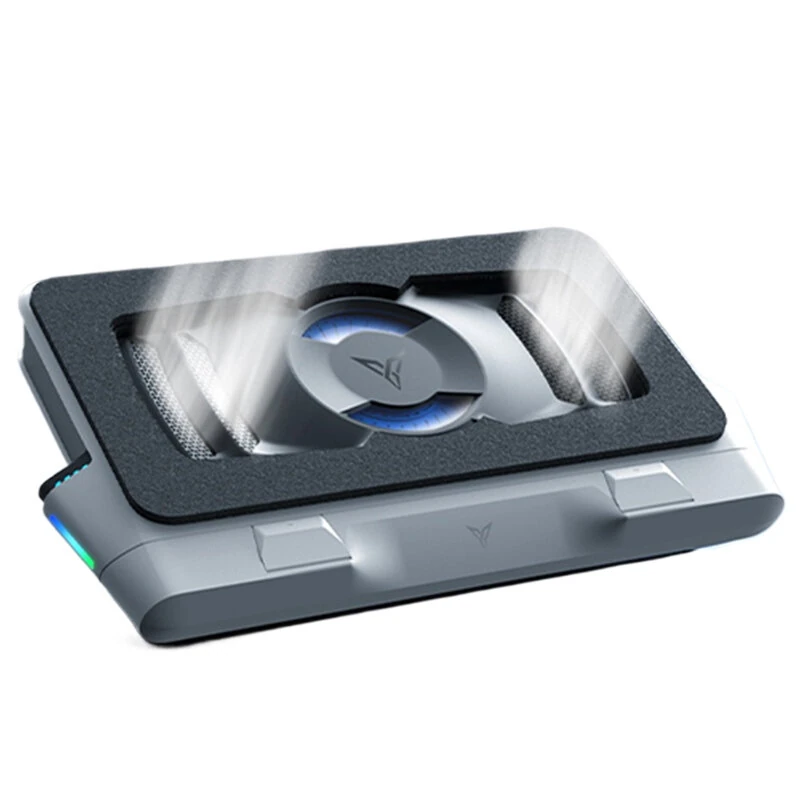 Flydigi BS2 Pro Laptop Cooling Pad 4000 RPM 44°C Temperature Drop Triple Noise Reduction RGB Lighting Adjustable Stand App Control Detachable Filter 15.6" Compatibility Gaming Laptop Cooler