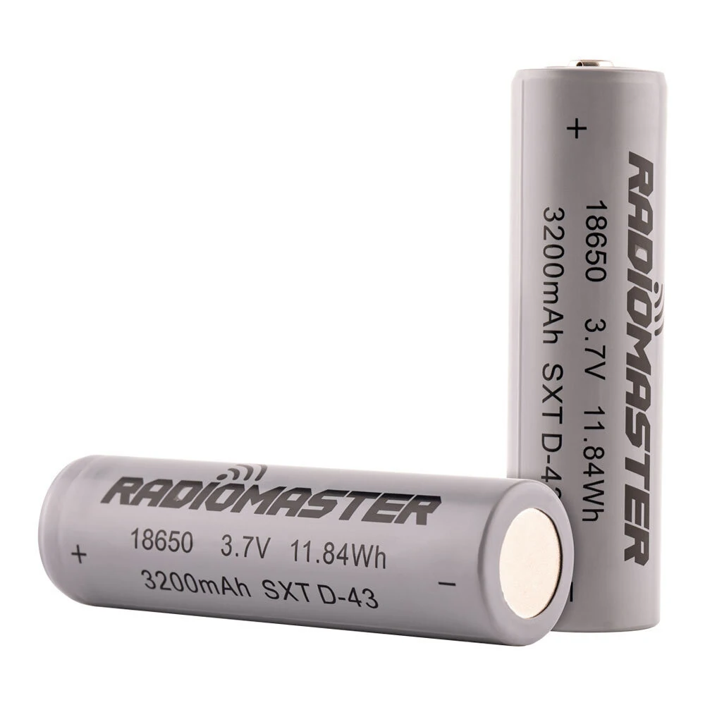 Radiomaster 3.7V 18650 3200mAh Battery for RadioMaster GX12 Pocket TX16S Boxer TX12 MT12 Radio Transmitter