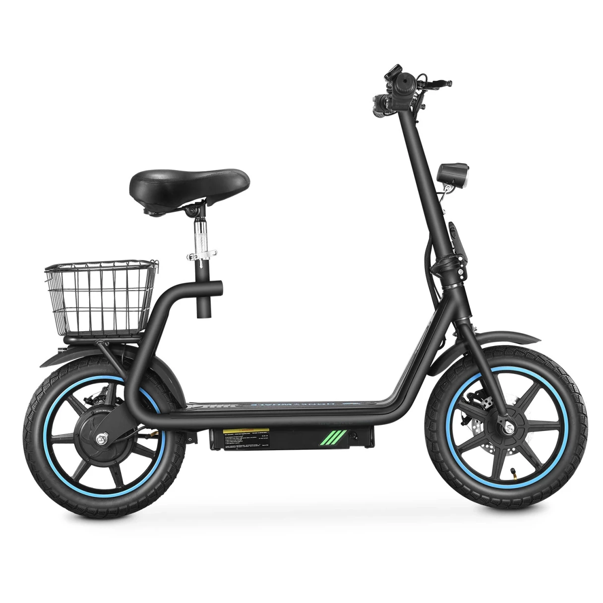 [EU DIRECT] HONEY WHALE M5 Elite Electric Scooter with Seat 500W Motor 48V 13AH Battery 14inch Tires 40-45KM Max Mileage 120KG Max Load HONEYWHALE M5 Elite