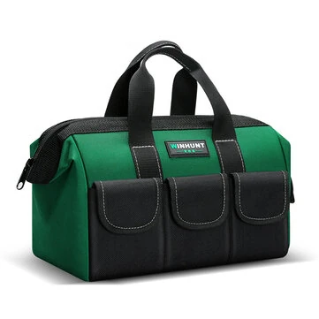 Large Capacity Handheld Tool Bag Carpentry Tools Electrician Bag Repair Wear-resistant Thickened Canvas Men's Field Use Storage Tool Bag