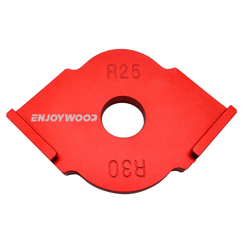 ENJOYWOOD 3PCS Aluminum Router Corner Jig Set R5-R30 6 in 1 Precision Woodworking Corner Templates Enduring and Easy to Use